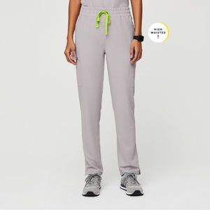 Figs Yola High Waisted Scrub Pant - Slate